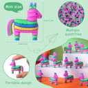 Weysat 50 Pcs Mini Donkey piñatas Figurines Small Rainbow Piñata Figures to Hide and Seek Little Cinco De Mayo Fiestas Statues for Mexican Party Gifts Fiesta Theme Birthday Supplies Piñata Stuffers