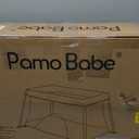 Pamo Babe Travel Crib - Lightweight Baby Playard with Zip Door, Carry Bag for Airplane - Easy to Carry