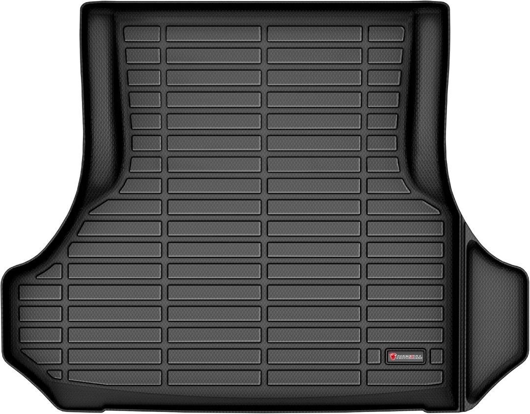 AUTOBULL Cargo Liner Compatible with 2011-2023 Dodge Charger(RWD/ AWD) & Chrysler 300(RWD/ AWD) Cargo Mat，All Weather Protection Trunk Liner Rear Trunk mat，Black