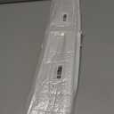 2 x Tumbler Lid Organizer Under Cabinet, Tumbler Lid Storage Hook Up to 10 Lids, Cup Lid Organizer Space Saving Tumbler Lid Hanger for Kitchen Storage, Horizontal Paper Towel Hanger (White)