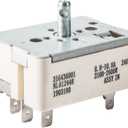 316436001 OEM Infinite Switch Compatible with Frigidaire and Affiliated Brands Replaces Parts 316021501, 1155395, EA1145040, AH1145040, White, NT-R68C