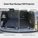 Trunk Mats Set for 2026 Jeep Cherokee Hybrid/Recon/2025-2027 Wagoneer S