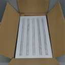 15 Pack Carrara White Marble Pencil Trim Liner, 3/5"X12" Bullnose Tile Edge Trim Polished for Bathroom Kitchen Shower Livingroom