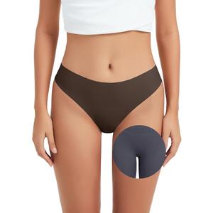 OVRUNS Camel Toe Underwear Thong for Women Cameltoe Proof Concealer Thongs No Show Panties Seamless Workout Underwear XL