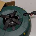 Christmas Tree Stand With Water Reservoir and Fast Clamp - Fits 6ft Tree with 5" Diameter - Equipped with a Water Level Indicator - No Assembly Required - Suitable for Indoor or Outdoor and can Accommodate both Real and Artificial Trees (Green)