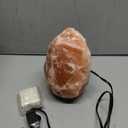 Dimmable Salt Lamp, Natural Himalayan Crystal Rock Salt Lamp Pink Light, Hand Crafted Wooden Base Direct from Foothills of The Himalayas Home Decor, Night Light & Gifts (7-11LB)