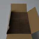 EXYGLO 50 Pack 3x3x3 Shipping Boxes for Small Business, White Corrugated Cardboard Small Box for Packaging, Moving, Mailing, and Storing