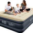 SENNOUL Air Mattress Full with Built in Pump,Upgraded Blow Up Bed Full Size,2 Mins Quick Self Inflatable/Deflation,18"/650lbs Max, Strong Support,No Leakage,No Odor,for Home,Guests,Camping,Travel
