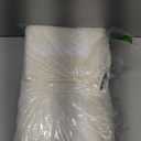 Pauwer 3 Piece Bath Mat Set, Non-Slip Plush Rugs, Absorbent Shaggy Set With U-Shaped Contour Toilet Mat for Bathroom, Bedroom, Living Room - Dusty Pink (18"x26"+18"x48"+U Shape 20"x24", Ivory)