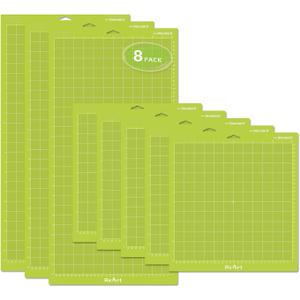 ReArt Cutting Mat - Standard 12x24 Inch 3 Packs and 12x12 Inch 5 Packs, Large
