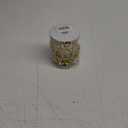 Jishi 16ft Christmas Garland Christmas Tree Gold Bead Decoration Clear Iridescent & Gold Bead Garland Twist Bead String for Christmas Tree Decorations, Rustic Crystal Garland Ornaments for Home Decor