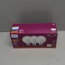 Philips LED Frosted Non-Dimmable Globe G25 Light Bulb - Pack of 3 - EyeComfort Flicker Free - 3.8W = 40W - 350 Lumen - Soft White (2700K) - E26 Medium Base - Indoor - Title 20