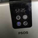 Dehumidifier for Home, 98OZ Tank Water,(1000 sq.ft) Dehumidifier for Bathroom,Badroom,Basement with Auto Shut Off, Defrosting mode, 7 Color LED, Gray