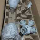 TALOYA 52 inch Ceiling Fans with Lights Remote Control, Modern Low Profile Ceiling Fan With Quiet Reversible DC Motor, for Bedroom, Living Room And Patio, White