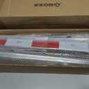 Chrome Straight Spring Loaded Mud Flap Hanger 2.5" Bolt Spacing,30" Length.13inch Length Enhanced Spring Inside. with 2pcs Reflective Plate
