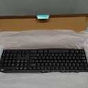 Logitech K270 Wireless Keyboard for Windows, 2.4 GHz Wireless, Full-Size, Number Pad, 8 Multimedia Keys, 2-Year Battery Life, Compatible with PC, Laptop, Black (1 Pack)