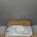 Dresser with Hanging Rack, 4 Drawers Small Closet for Bedroom, Reversible Fabric Kids Chest of Drawers with Clothes Rack, Tall Storage Tower, Sturdy Frame, White, 12"D x 30"W x 44"H