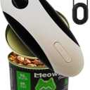Rechargeable Electric Can Opener for Seniors and Arthritis Hands, Automatic Can Opener Smooth Edge, Abrelatas Elctrico, Works for Different Shapes and Sizes of Cans, small