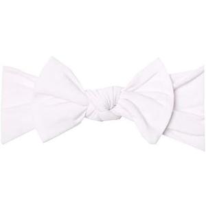 Copper Pearl Baby Bows: Stylish Headbands for Baby Girls, Premium Soft and Stretchy Baby Headbands, Perfect for Newborns, Trendy Designs - Dove