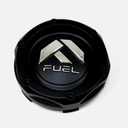 Fuel Matte Black Center Hub Cap 4-1/8"OD 7/8"H Snap-In Closed-End 1003-46MB 1pc