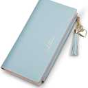 Valentoria Womens Wallet Cute Elegant Long Slim Card Holder Case Minimalist Coin Purse Thin Tassels Zip Clutch Wallets for Girls Ladies | Cute, Elegant, Long, Slim, Case, Minimalist
