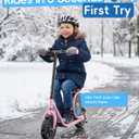 Hiboy JoyHaul Kids Electric Scooter for Ages 59 LED Neon Lights, 56Wh Battery Up to 5 Miles, Under-Seat Storage, Front Drum Brake, 100W Brushless Motor