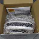 Upgrade Safe Mandoline Slicer for Kitchen, Vegetable Chopper Slicer, Potato Slicer Thickness Adjuster, French Fry Cutter, Veggie Onion Dicer Faster Kitchen Mandolin for Meal Prep (White)