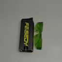 FEISEDY Futuristic Visor Punk Sunglasses Rimless One Piece Goggles Miorred Shades Women Men B2927 (Gradient Green Mirrored)