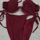 ZAFUL womens Modern (Small, Maroon)