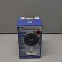 Sealy 5-Inch Cooling Desk Fan with Multi-Angle Adjustment and Low Noise, Battery-Powered, White