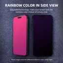 EGKimBa Privacy Screen Protector for iPhone 16 Pro Max, 6.9 inch Tempered Glass Gradient Colorful Anti Blue Light HD Full Coverage