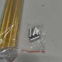 HALIGATE Bright Gold M10 Threaded Extension Rod for Pendant Light, Island Lighting, Chandeliers,Lighting Fixture downrods & Stems,12 Inches