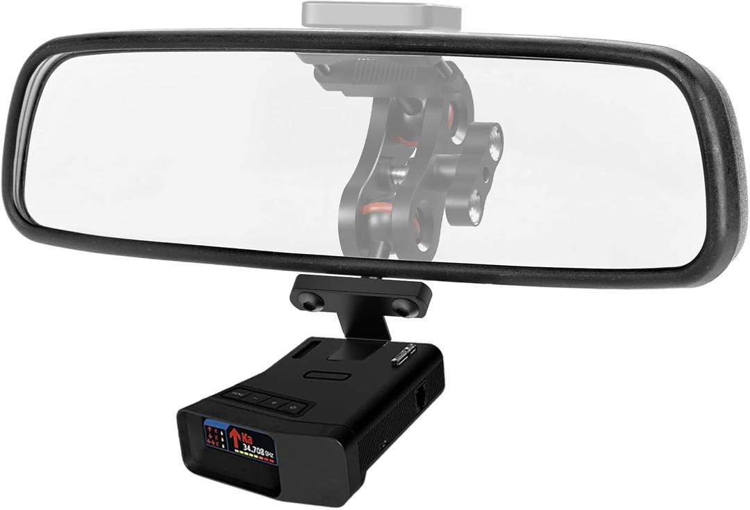 Radar Mount Mirror Mount BracketAluminum Radar Detector Mount (for Uniden R7 R8 R8w Radar Detector Mount)