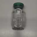 Salad Jar with Side Opening - Leakproof Salad Container & Pod, Mason Jar with Dressing Cup, Portable Lunch Container for Meal Prep, Dishwasher & Freezer Safe, for Office, Gym(Green)