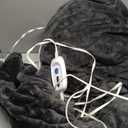 Electric Heated Blanket Full Size 72"x84", Fast Heating Blanket, Soft Cozy for Bed, 10 Hours Auto Off & 5 Heating Levels, Heater Blankets, Machine Washable, Warm Gifts for Grandma -Dark Gray