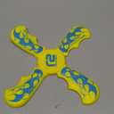 Kids Beach Toys Boomerang - Ultimate Beach Boomerangs for Beaches - Fun Easter Basket Stuffers for Boys & Girls - Playdates Sand Toys Soft Colorful Designs & Tons Of Fun Toy Easter Gifts For Kids (Yellow)