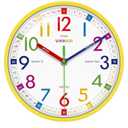 Clocks Telling The Time for Teaching Time-Decorative Clocks for Kids Room Classroom School Playroom (8 Inch)