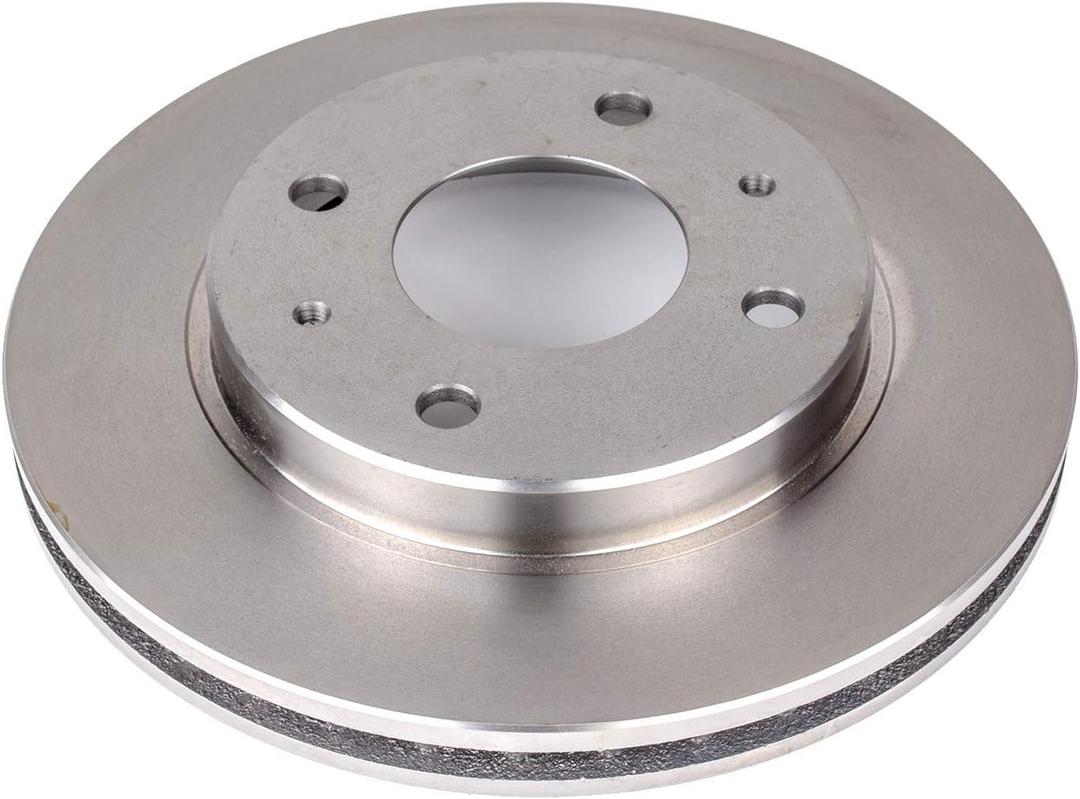 PowerStop Front Brake Rotor For Acura RSX 2002-06 | Honda Civic 2004-11 | Honda CR-Z 2011-15 - Direct OE Disc Replacement Rotor, JBR962