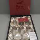 GLASSIQUE CADEAU Port and Dessert Wine, Sherry, Cordial, Aperitif Tasting Glasses | Set of 6 Small Crystal 7 oz Sippers | Mini Short Stem Nosing Taster Copitas