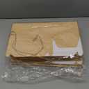 PandaPandaPPS 50 Pack Brown Gable Boxes (8.25"5"4") for Foods, Gifts and Party Favors, Treat Boxes Candy Cookie Snack Goodie Gift Boxes for Birthday, Wedding, Baby Shower