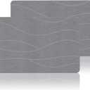 2 Pack Extra Large Stone Bath Mat, 32''x20'' Stone Shower Mat, 31.5" x 19.7"