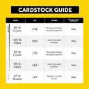3 x Neenah Index Cardstock, 8.5" x 11", 90 lb./163 gsm, White, 300 Sheets, Lightweight, 94 Brightness - EXTRA SHEETS, MORE VALUE! (91437)