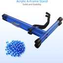 Guitar Stand,Acoustic Guitar Stand Acrylic Guitar Stand Holder with Padded Foam, Electric Guitar Rack,Bass Floor Music Stand Home and Studio, Travel Guitar Stand