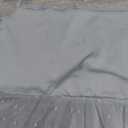 Arshiner Girls Dress Contrast Mesh Puffy Short Sleeve A Line Casual Party Dress, Size 8