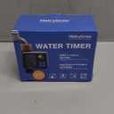 Sprinkler Irrigation Timer with Brass Inlet, Programmable Water Timer for Garden Hose, Automatic Watering System for Yard Lawn, Rain Delay (Gray)