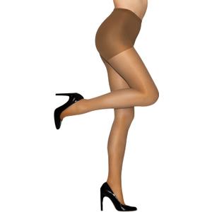 Hanes Alive Women's Full Support, Control Top, Reinforced Toe Pantyhose (Barely There)
