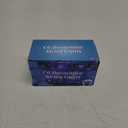 WATERGLIDE C6 Christmas Lights, 33ft 100 LED Faceted String Lights Green Wire Fairy Lights with 29V Safe Adaptor, 8 Lighting Mode, Waterproof for Indoor Outdoor Patio Xmas Tree Party Decor, Blue