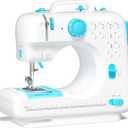 Beginner Sewing Machine, 12 Built-in Stitches with Foot Pedal, 2-Speed Control, Portable Mini Sewing Machine for Home Travel Use & Sewing Enthusiasts (blue)