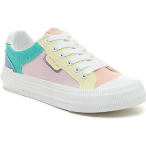 Rocket Dog Women's Cheery Sneaker, Color Block Rainbow, 6