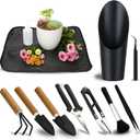 11Pcs Succulent Tools,Mini Garden Tools,Succulent Watering Tool as Plant Accessories,Succulent Gardending Hand Tools Kit for Seedling Soil,Caring Succulent,Houseplant,Gifts for Woman (No Flowerpot)